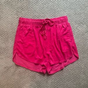 Target Women’s French Terry Pull-On Shorts — Universal Thread Hot Pink